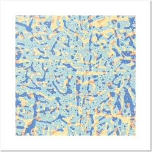 Ocean Abstract Pattern Posters and Art